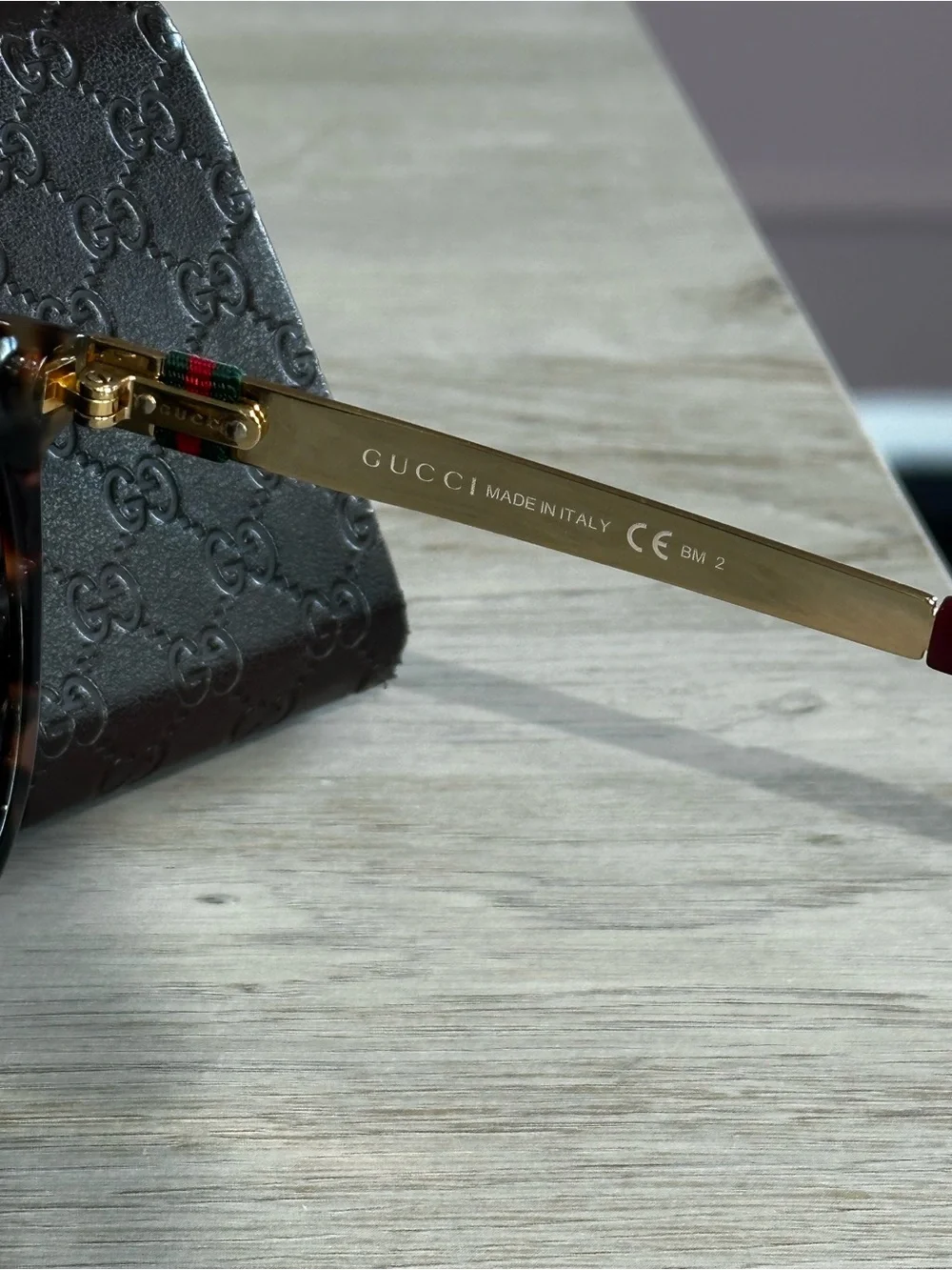 Gucci Oversized Women's Sunglasses in Deep Burgundy